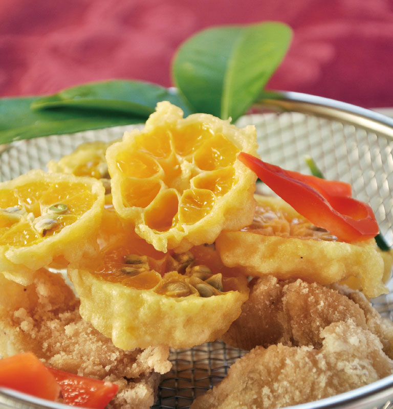 完熟の甘味とほのかな苦味が調和 シークヮーサーの天ぷら おきなわレシピ